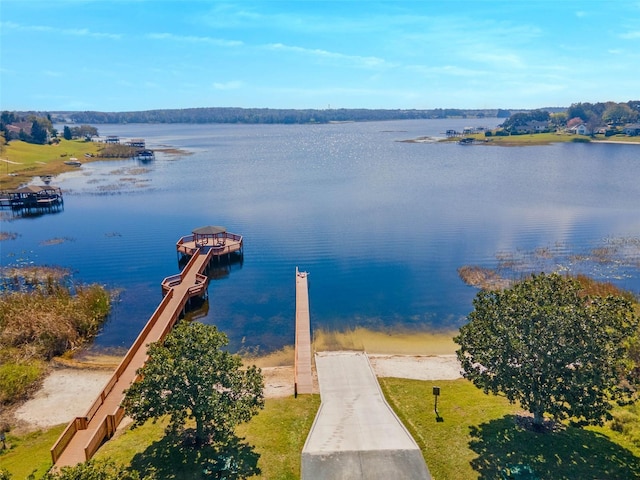 17426 Tailfeather Ct, Clermont, FL 34711 - bird's eye view of a large body of water
