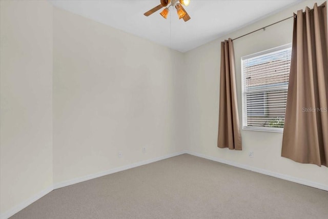 7026 43rd Ave E, Palmetto, FL 34221 - carpeted empty room featuring a ceiling fan and baseboards