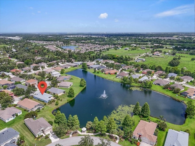 7026 43rd Ave E, Palmetto, FL 34221 - aerial overview of property's location with a large body of water and nearby suburban area