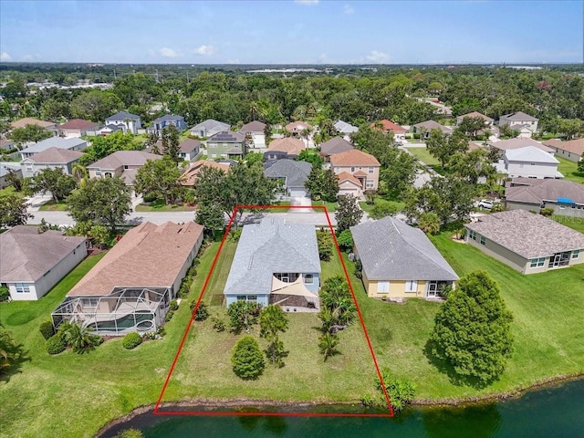 7026 43rd Ave E, Palmetto, FL 34221 - aerial view of residential area featuring property parcel outlined