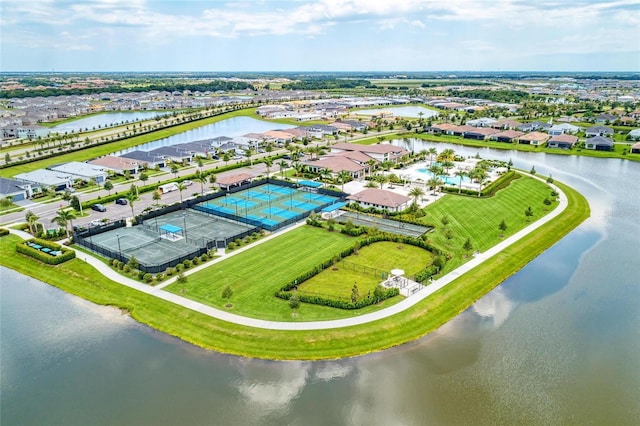 4915 Kiva Cir, Bradenton, FL 34211 - aerial view of residential area featuring a large body of water