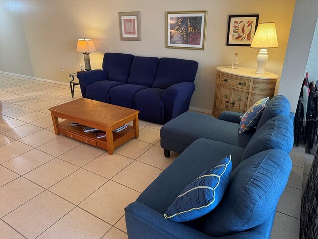 3810 75th St W Unit 137, Bradenton, FL 34209 - living area with light tile patterned floors
