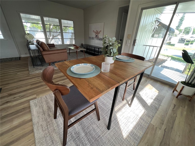 1871 Palm Springs St, Sarasota, FL 34234 - dining room featuring light wood-style flooring