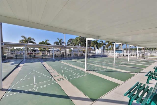 1871 Palm Springs St, Sarasota, FL 34234 - view of property's community with shuffleboard