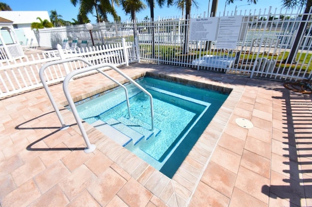 1871 Palm Springs St, Sarasota, FL 34234 - view of swimming pool with a swimming pool and a community hot tub