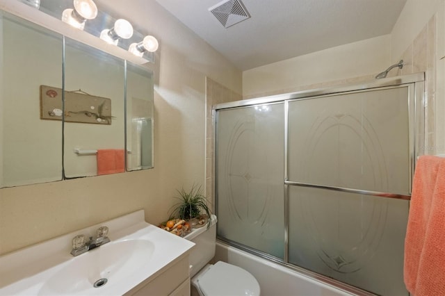 4508 101st St W Unit A, Bradenton, FL 34210 - full bath with vanity and bath / shower combo with glass door