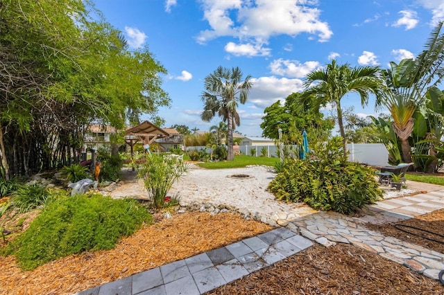4508 101st St W Unit A, Bradenton, FL 34210 - view of yard with a patio area