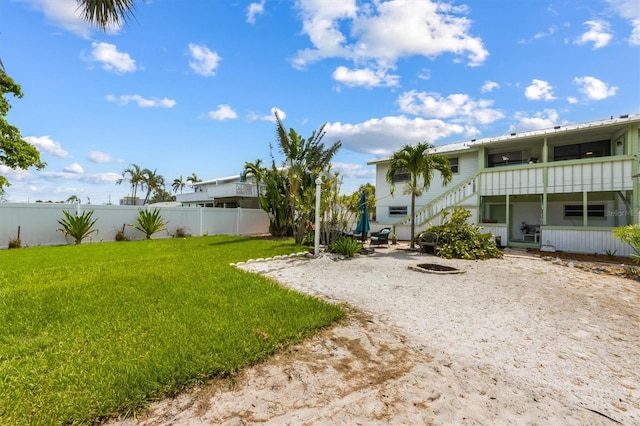 4508 101st St W Unit A, Bradenton, FL 34210 - view of yard featuring stairs