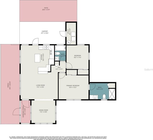 4481 Lagg Ave, Fort Myers, FL 33901 - view of home floor plan