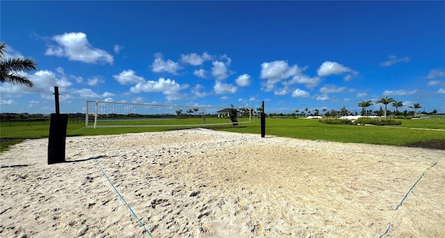 9292 Tequila Sunrise Dr, Sarasota, FL 34241 - view of home's community featuring volleyball court and a yard