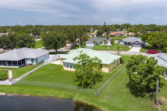 6114 68th Dr E, Palmetto, FL 34221 - aerial view of residential area with a nearby body of water