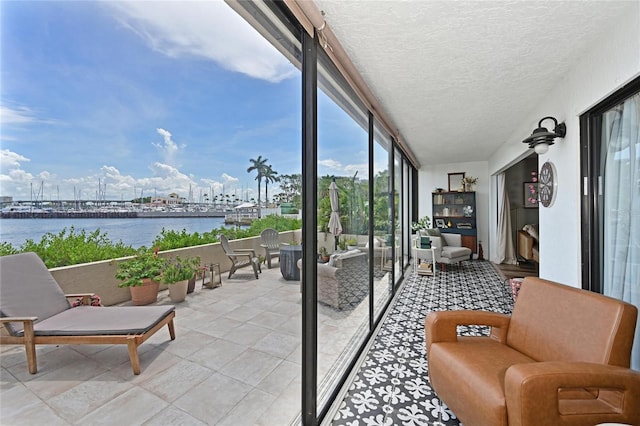 1510 1st Ave W Unit 102, Bradenton, FL 34205 - sunroom with a water view