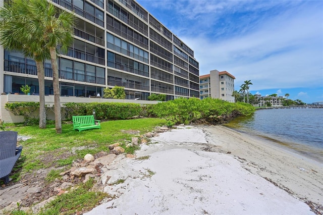 1510 1st Ave W Unit 102, Bradenton, FL 34205 - view of apartment building / complex featuring a water view
