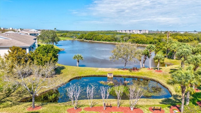 10037 62nd Ter N Unit 23, Saint Petersburg, FL 33708 - drone / aerial view of a nearby body of water