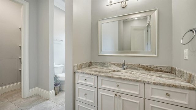 6050 Saddle Oak Trl, Sarasota, FL 34241 - bathroom with vanity and toilet