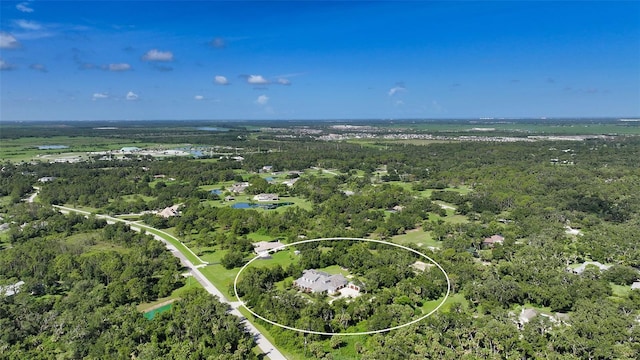 6050 Saddle Oak Trl, Sarasota, FL 34241 - drone / aerial view of a heavily wooded area