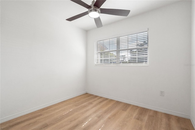 2802 21st St W, Bradenton, FL 34205 - unfurnished room with light wood-type flooring and ceiling fan