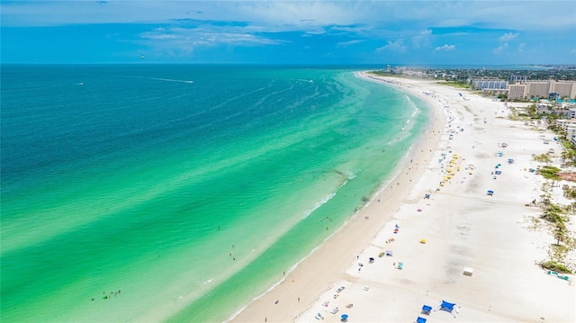 1257 S Portofino Dr Unit 306, Sarasota, FL 34242 - bird's eye view of expansive beach
