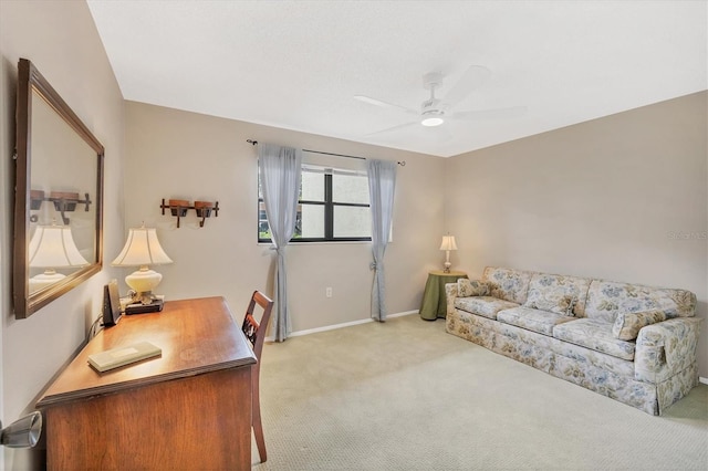 6188 80th St N Unit 102, Saint Petersburg, FL 33709 - office space featuring light carpet and ceiling fan