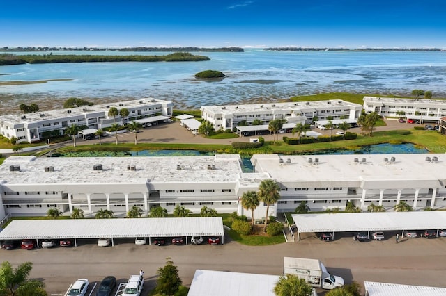 4414 Mount Vernon Dr Unit 1, Bradenton, FL 34210 - drone / aerial view of a large body of water and apartment complex