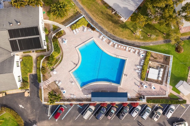 4414 Mount Vernon Dr Unit 1, Bradenton, FL 34210 - drone / aerial view of a pool area
