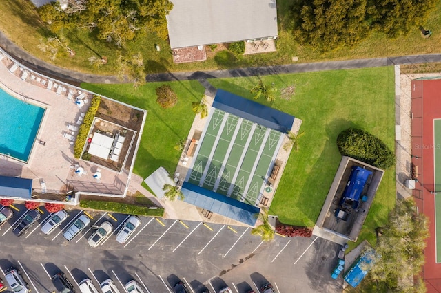 4414 Mount Vernon Dr Unit 1, Bradenton, FL 34210 - drone / aerial view of a pool