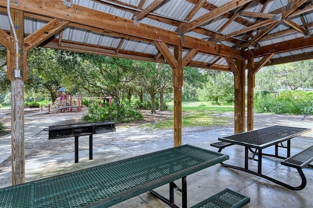 12113 Whistling Way, Lakewood Ranch, FL 34202 - view of patio featuring a gazebo