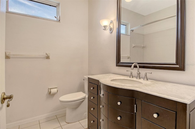 12113 Whistling Way, Lakewood Ranch, FL 34202 - full bathroom featuring vanity, tile patterned flooring, and plenty of natural light