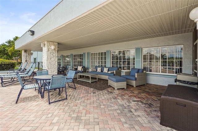 8470 Imperial Cir, Palmetto, FL 34221 - view of patio with outdoor lounge area