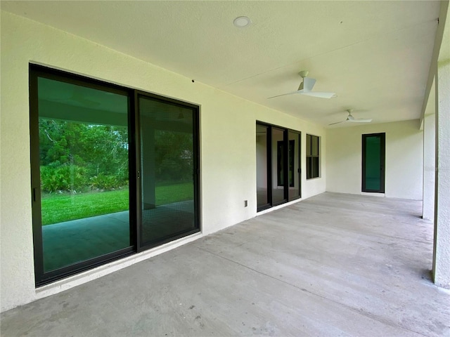 3616 Bellefonte Ave, North Port, FL 34286 - view of patio with ceiling fan