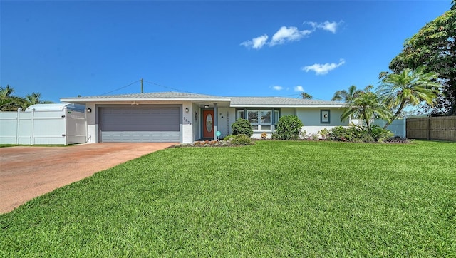 5524 Antilles Dr, Sarasota, FL 34231 - ranch-style home with a garage, stucco siding, and driveway