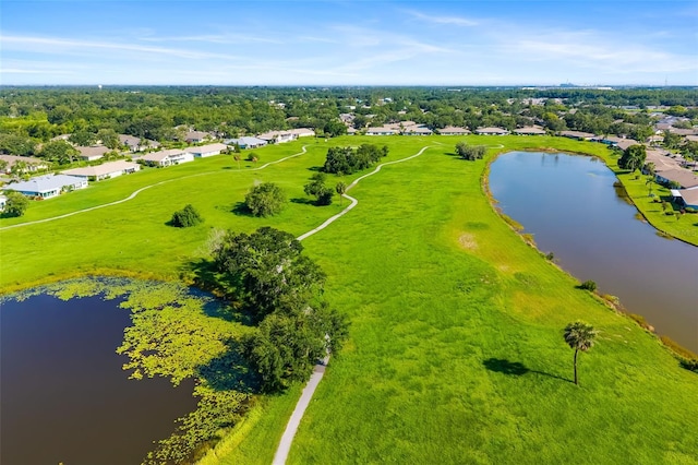 2411 New Haven Cir Unit 70, Sun City Center, FL 33573 - aerial perspective of suburban area with a large body of water