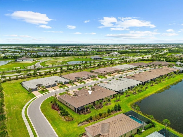 7661 Summerland Cv, Bradenton, FL 34202 - aerial view of residential area with a large body of water