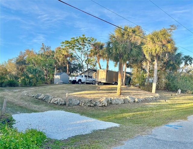3767 Pinstar Ter, North Port, FL 34287 - view of yard