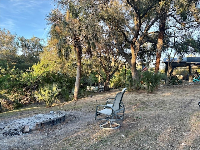 3767 Pinstar Ter, North Port, FL 34287 - view of yard