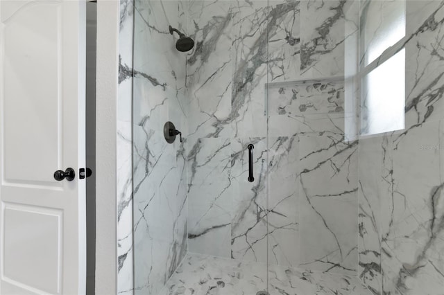920 Lena Ln, Sarasota, FL 34240 - full bathroom with a marble finish shower