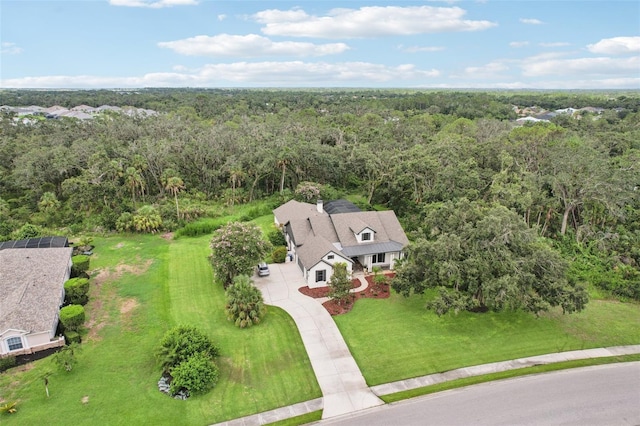 3906 Twin Rivers Trl, Parrish, FL 34219 - view from above of property with a heavily wooded area