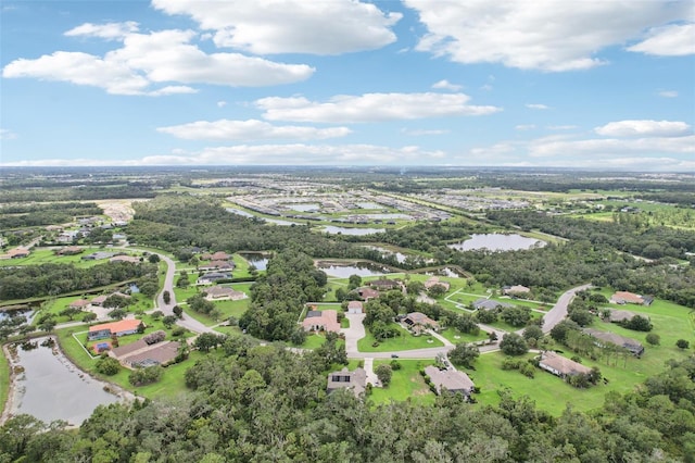 3906 Twin Rivers Trl, Parrish, FL 34219 - aerial perspective of suburban area featuring a nearby body of water