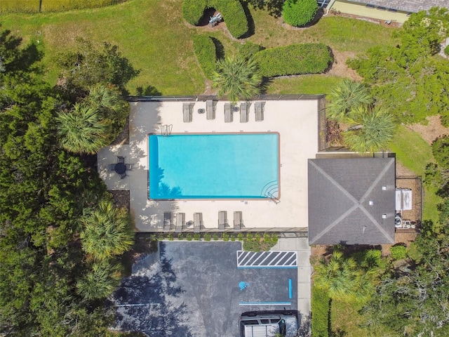 1415 Millbrook Cir, Bradenton, FL 34212 - aerial view of property and surrounding area with a pool area