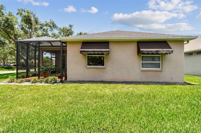 1415 Millbrook Cir, Bradenton, FL 34212 - view of home's exterior featuring stucco siding and a yard