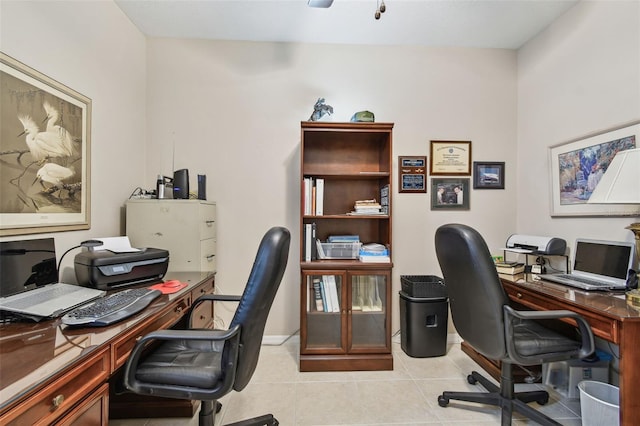 1415 Millbrook Cir, Bradenton, FL 34212 - office featuring light tile patterned flooring