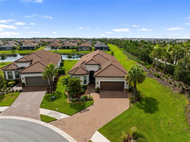 4735 Cassio Ct, Bradenton, FL 34211 - aerial perspective of suburban area with a large body of water