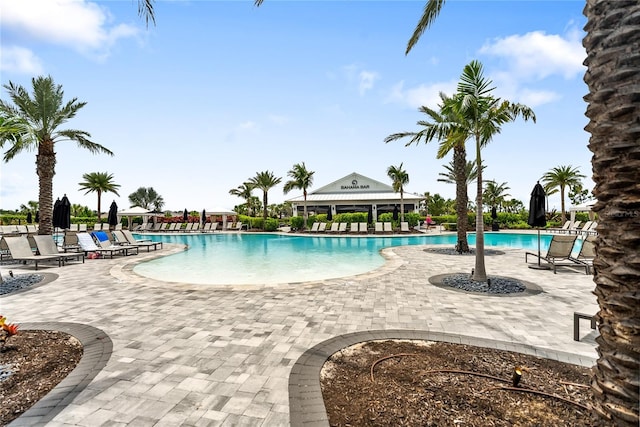 4735 Cassio Ct, Bradenton, FL 34211 - community pool with a patio