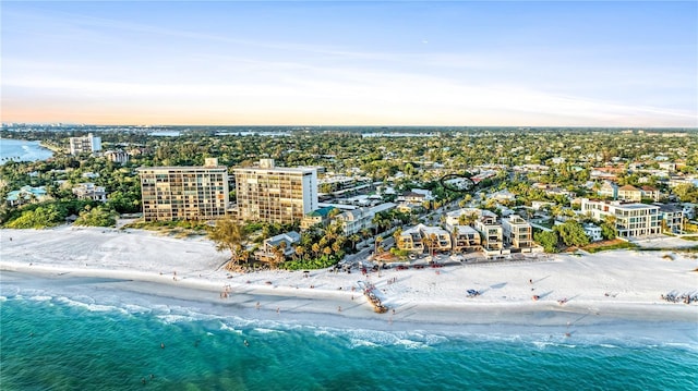 119 Avenida Messina, Sarasota, FL 34242 - aerial view at dusk of view of water and beach