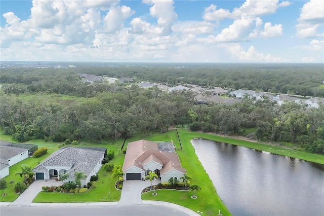 16038 39th Gln E, Parrish, FL 34219 - aerial view of a nearby body of water and a heavily wooded area