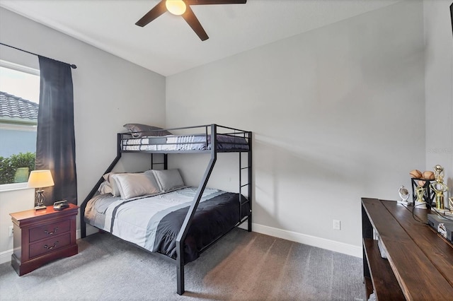 16038 39th Gln E, Parrish, FL 34219 - carpeted bedroom featuring multiple windows and a ceiling fan