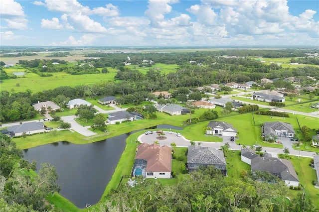 16038 39th Gln E, Parrish, FL 34219 - aerial view of residential area with a large body of water