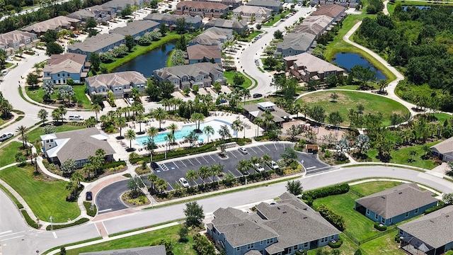 11223 Spring Gate Trl, Bradenton, FL 34211 - aerial view of property and surrounding area with a nearby body of water and nearby suburban area