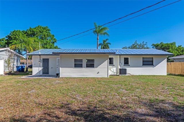 4505 18th Ave W, Bradenton, FL 34209 - back of house featuring a metal roof and a standing seam roof