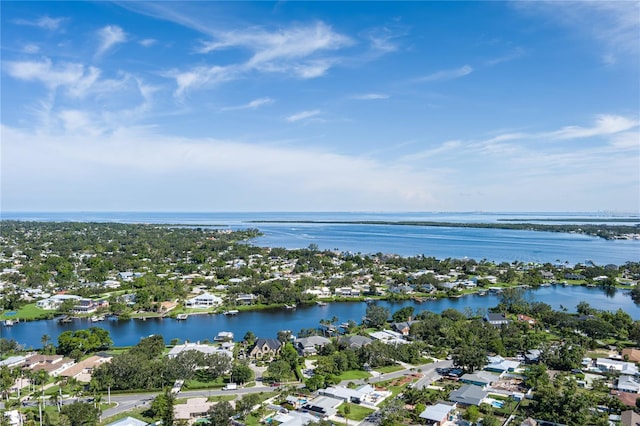616 59th St NW, Bradenton, FL 34209 - aerial perspective of suburban area featuring a large body of water